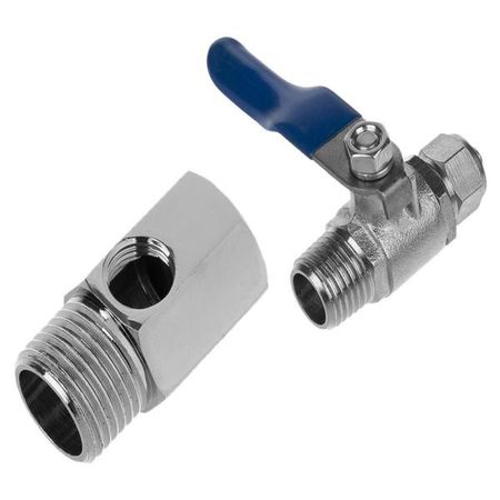 شیر ورودی تصفیه کننده آب خانگی به همراه سه راهی