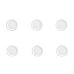 بشقاب چینی زرین ایران مدل دسرخوری هتلی 49 کد 16 سفید درجه 3 بسته شش عددی