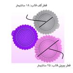 ظرف پخت مدل سیلیکونی طرح هوا پز ایر فرایر