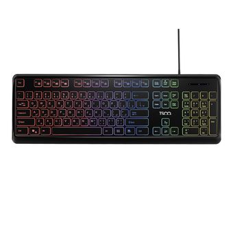 کیبورد تسکو مدل TK 8046،سوییچ ممبران، Full-size، نورپردازی RGB