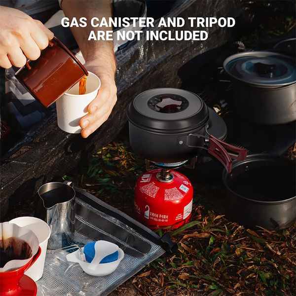 ظروف سفری کینگ کمپ مدل Climber I کد KP3910 مجموعه 8 عددی