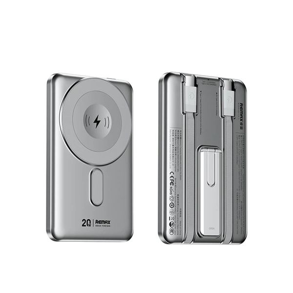 پاور بانک ریمکس مدل مگنتیک وایرلس CX-2 ظرفیت 10000 میلی آمپر ساعت