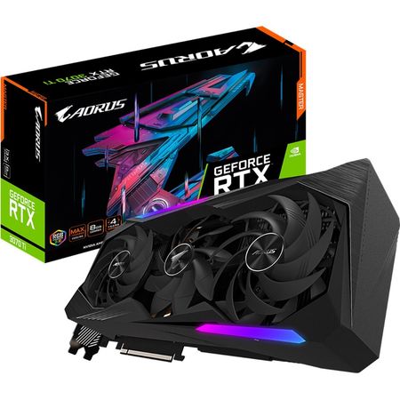 کارت گرافیک استوک AORUS GeForce RTX 3070ti MASTER 8G Gigabyte