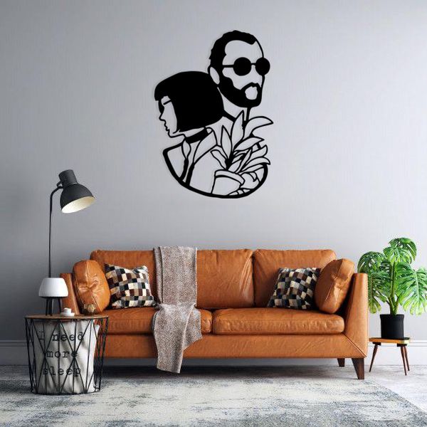 استیکر دیواری طرح لئون