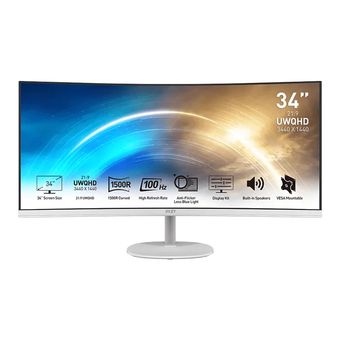 مانیتور خمیده ام اس آی مدل Pro MP341CQW سایز 34 اینچ (استوک)