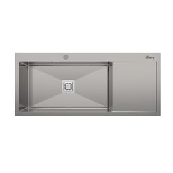 سینک ظرفشویی استیل توکار یک لگنه بیمکث مدل 4102