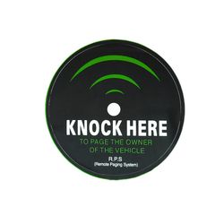 برچسب شیشه خودرو قطعه سازان کبیر مدل KNOCK-MAGICAR