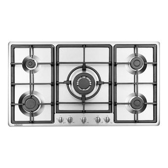 اجاق گاز صفحه‌ای پنج شعله استیل البرز مدل S5952