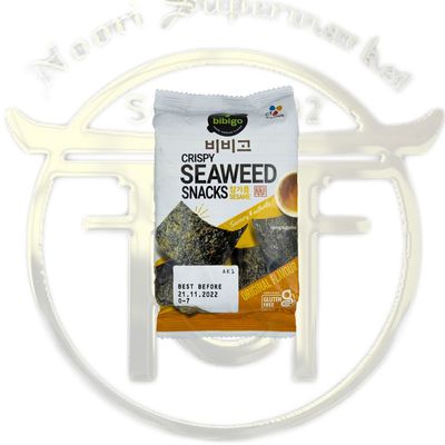 چیپس جلبک با طعم کنجد کره ای