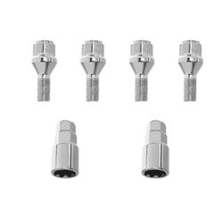 پیچ چرخ و رینگ ضد سرقت خودرو  مدل PICH-QUICK-3010134 مناسب برای کوییک مجموعه 6 عددی