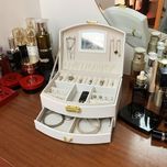 جعبه جواهرات مدل چرمی آینه دار