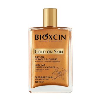 شیمر برنزه کننده بیوکسین مدل Gold on skin مناسب انواع پوست حجم 100 میلی لیتر