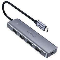 هاب 4 پورت USB-C یوگرین مدل CM219 - 70336 (با قابلیت اتصال به آداپتور)