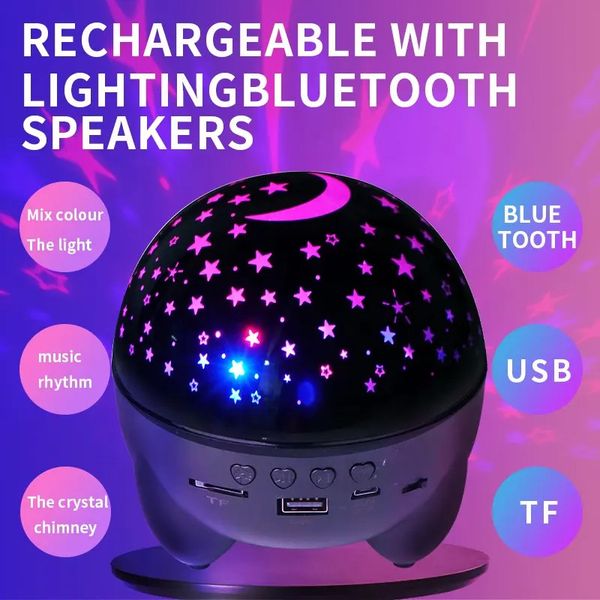 چراغ خواب مدل YL-666 طرح ماه و ستاره