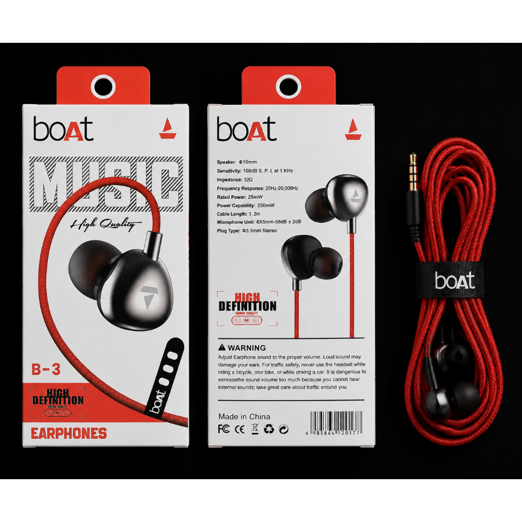 هندزفری باسیم boat high quality مدل B-3