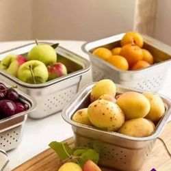 تفاله گیر مربع استیل یونیک سایز 17