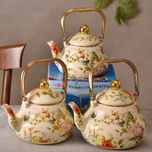 کتری لعابی طرح گنجشک