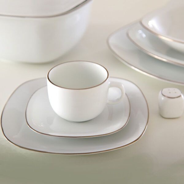 سرویس 27 پارچه چینی زرین ایران سری کواترو مدل Zarin درجه عالی