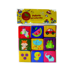 بازی آموزشی مدل مکعب ابری مفاهیم و اشکال بسته 9 عددی 