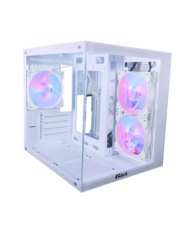 کیس گیمینگ سفید نسلi3 12100f/RX580/H610/16G RAM/12
