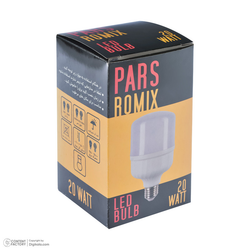 کارتن لامپ 20 وات مدل پارس رومیکس