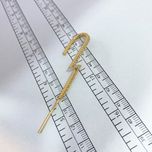 گوشواره زنانه مدل ایر کراس کد E3669