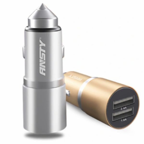 شارژر دیواری 24 وات دو پورت انستی مدل CAR-06