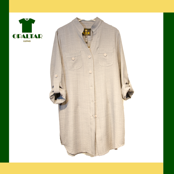 مانتو ساده مجلسی یقه گرد