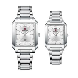 ست ساعت مچی عقربه‌ای  زنانه و مردانه نیوی فورس مدل NF9251SWS