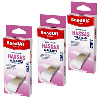 چسب زخم بندآف مدل حساس سه بسته 10 عددی