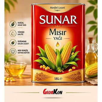روغن ذرت سونار 18 لیتری Sunar