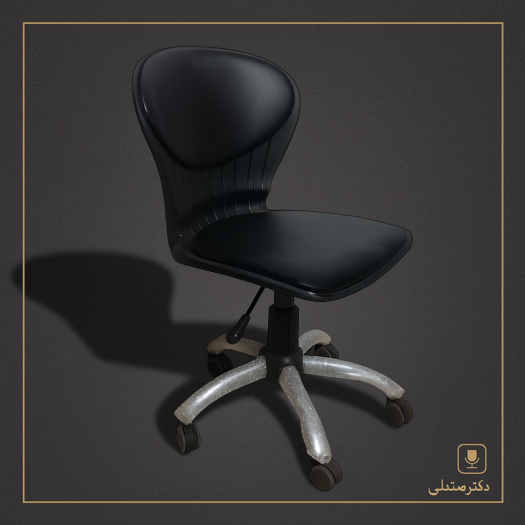 صندلی اداری،ارایشگاهی،ازمایشگاهی،ارایشگاهی ناخنکار مدل صدفی(ضمانت یکساله دکتر صندلی،3روز مهلت تست،ارسال فوری)