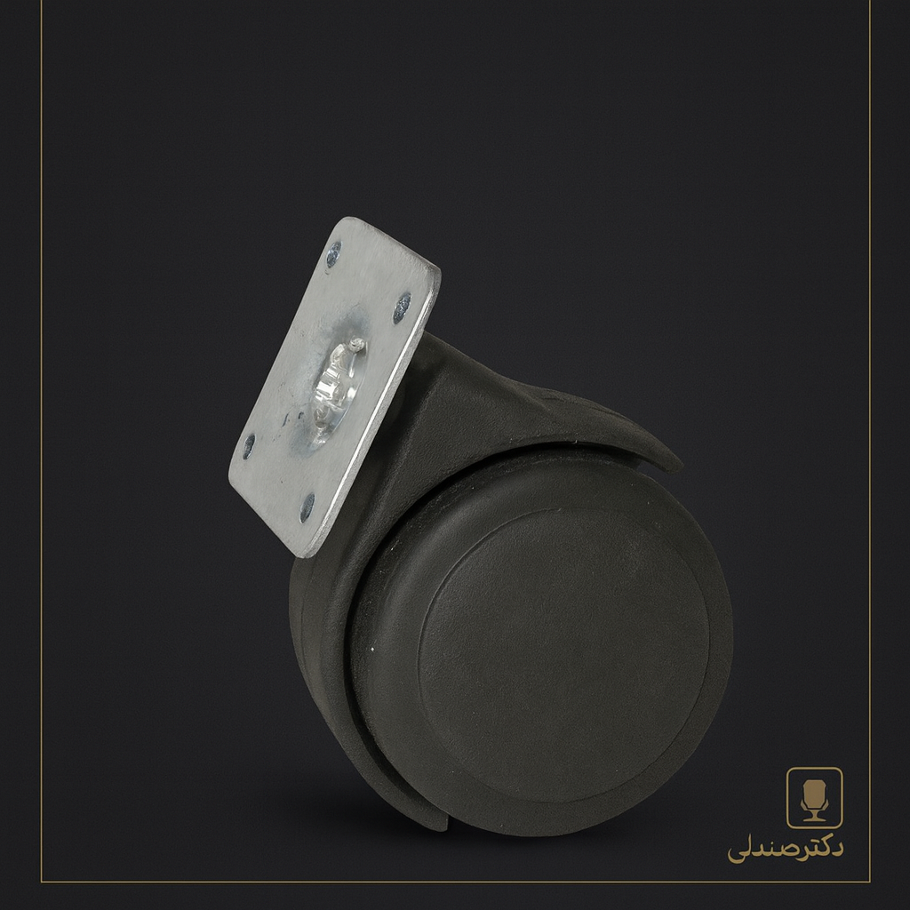 چرخ صندلی صفحه دار طرح pvc مدل ساده(ارسال سریع،1سال ضمانت دکتر صندلی،3روز مهلت تست)