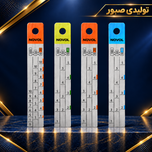 خط کش ترکیب رنگ خودرو مدرج NOVOL