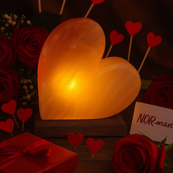 آباژور سنگ نمک قلب gh2