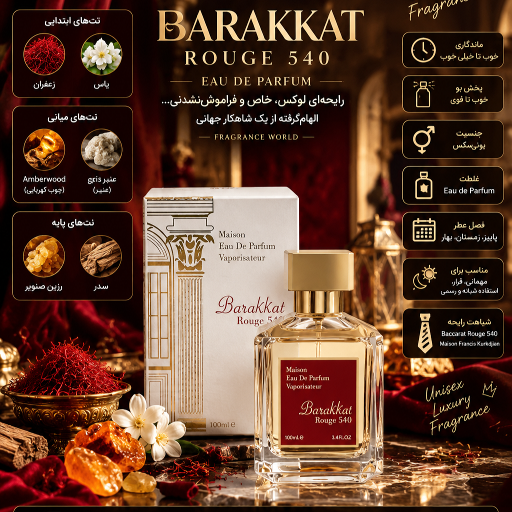 باکارات رژ 540 طلایی
