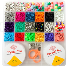 پک دستبند سازی طرح crystal tec مدل دنیای خلاق تو ارسال دو ساعته در تهران