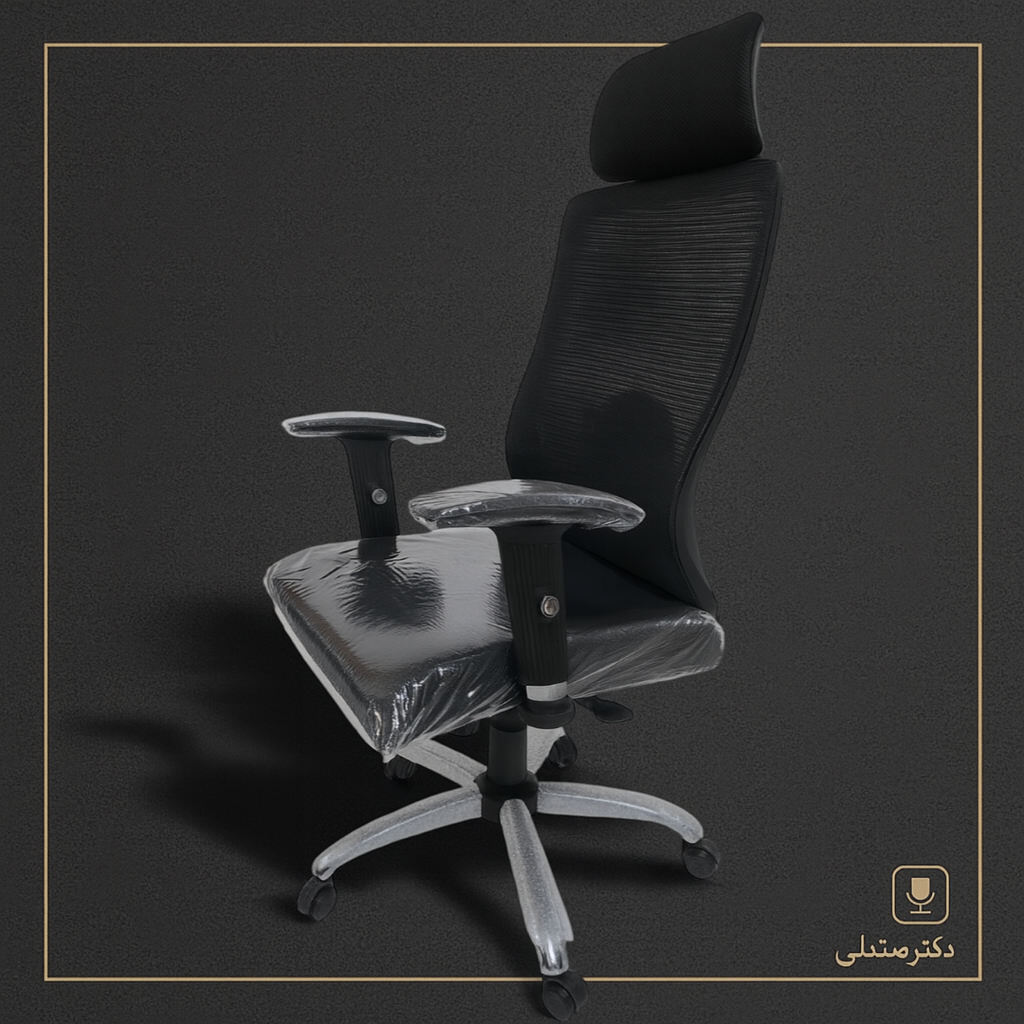 تصویر صندلی مدیریتی پشت توری طرح لیو 