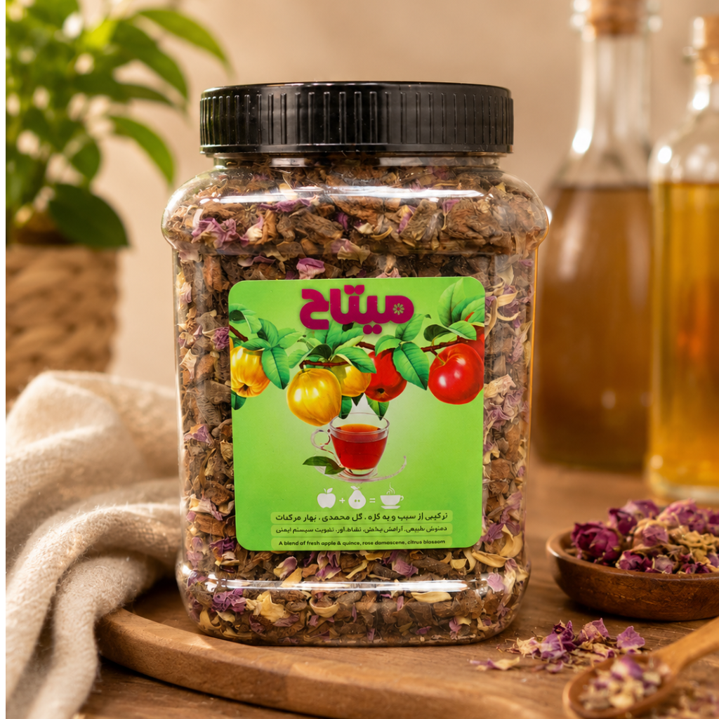 چای میوه ای میتاح بزرگ 400 گرمی