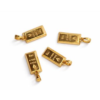 آویز طرح شمش یک گرمی