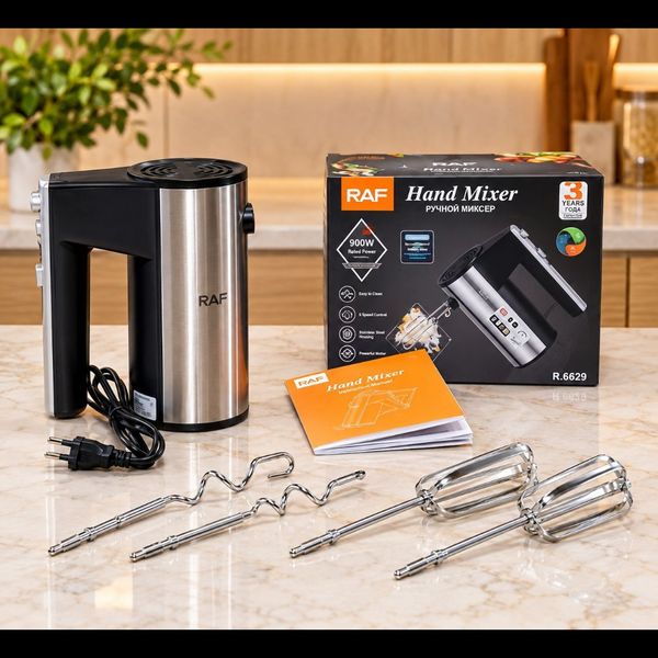 همزن برقی پایه دار استیل  برند راف مدل : R.6629A