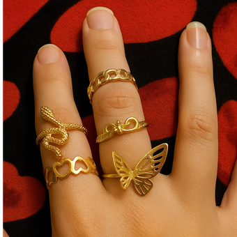 پک 5 عددی پروانه طلایی