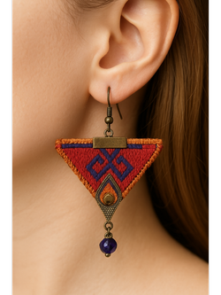 گوشواره سنتی طرح بلوچی