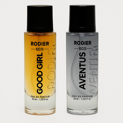 عطر جیبی مردانه و زنانه رودیر مدل  Aventuse و  GOOD GIRL  حجم 30 میلی لیتر مجموعه 2 عددی