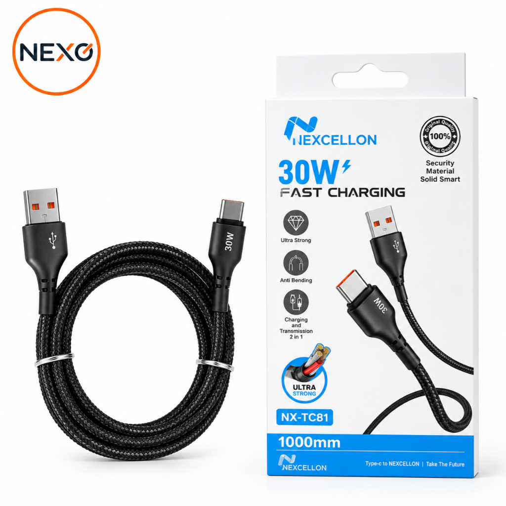 کابل Nexcellon مدل NX-TC81 ویژگی 30W روکش کنفی