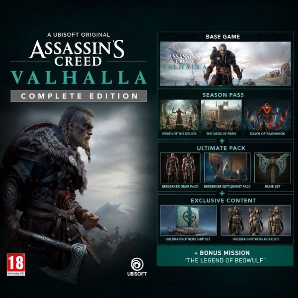 اکانت قانونی : Assassins Creed Valhalla COPLETE EDITION