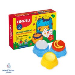 رنگ انگشتی قابل شست وشو 6 رنگ فونزل (FONZELL)