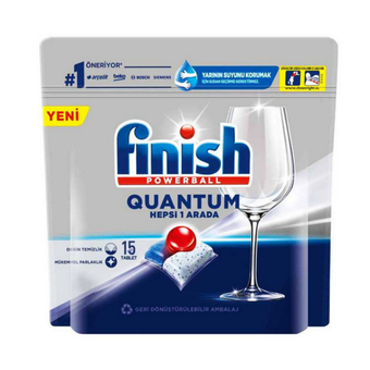 قرص ظرفشویی فینیش Finish مدل Quantom بسته 15 عددی
