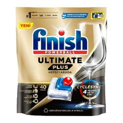 قرص ماشین ظرفشویی فینیش مدل ultimate plus بسته 40 عددی
