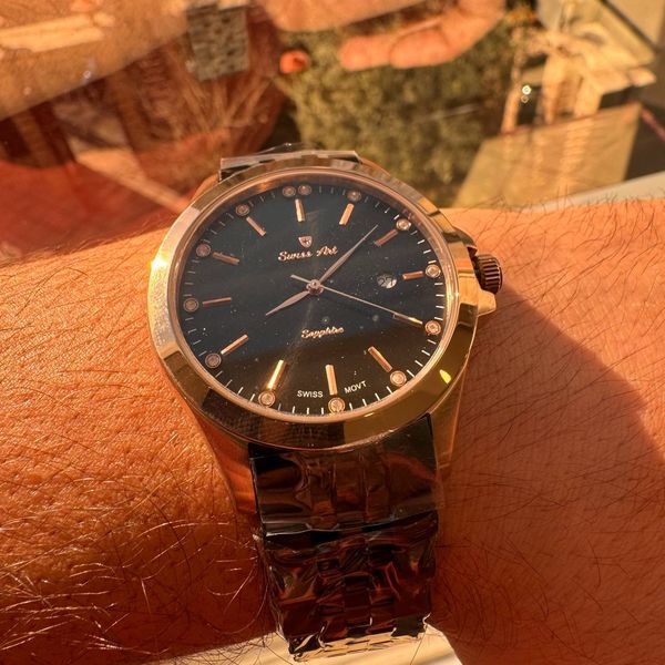 ساعت مچی عقربهای کوارتز مردانه سوئیس آرت مدل ANT620006BK0401